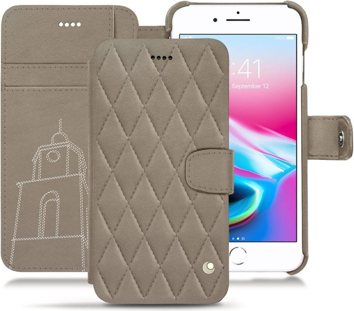 Produktbild Noreve Lederschutzhülle Wallet (Apple iPhone 8 Plus)