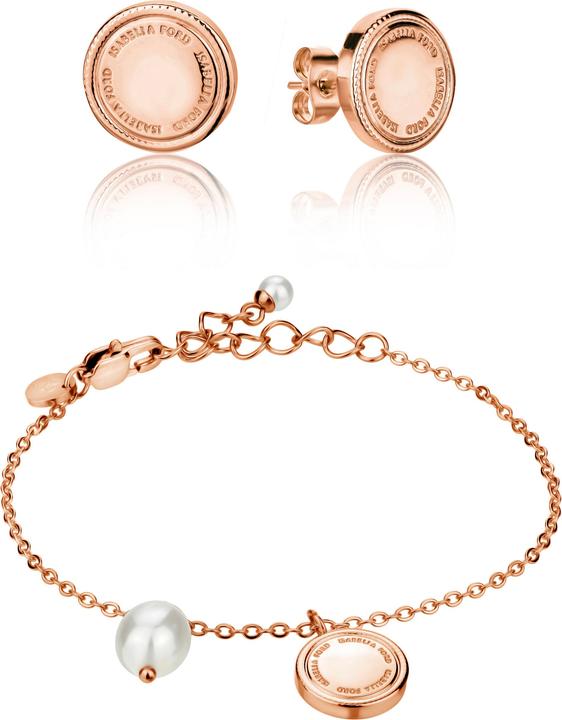 Isabella Ford Sabrina (Edelstahl, Muschelkernperlen)