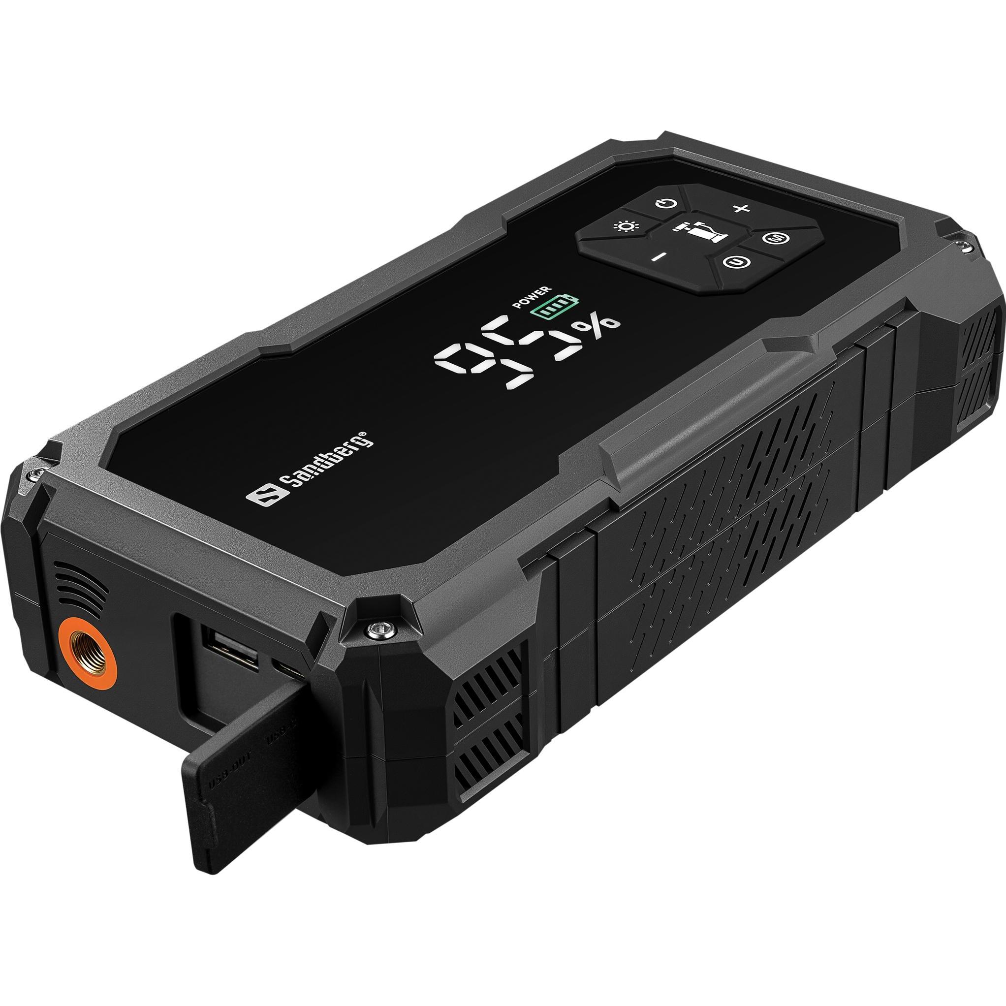 Sandberg, Avviatore di emergenza, Car Jumpstarter TirePump 10000 (800 A, 10000 mAh)