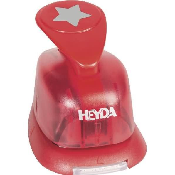 Heyda, Locher, Motivstanzer Stern, klein, Farbe: rot