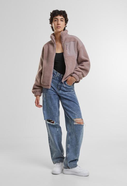 Actual product image Urban Classics Ladies Sherpa Mix Jacket - 117655 (L)