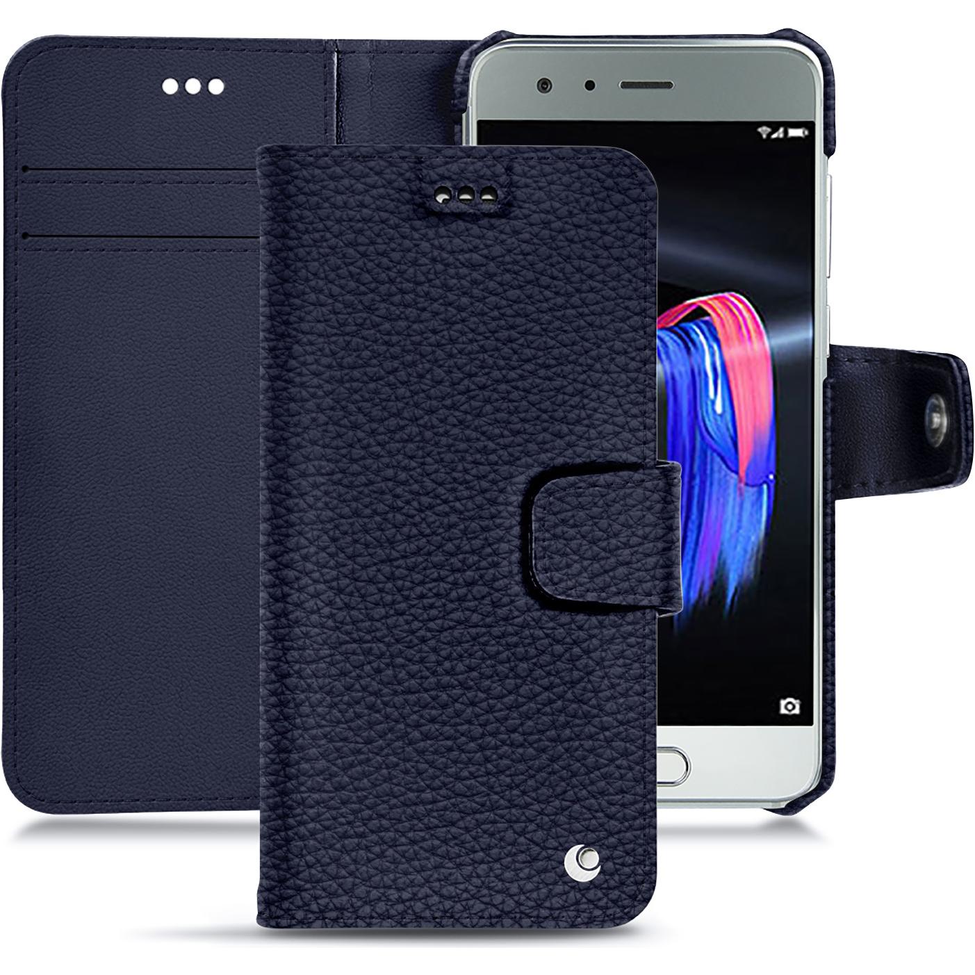 Noreve Lederschutzhülle Wallet (Honor 9), Smartphone Hülle, Violett