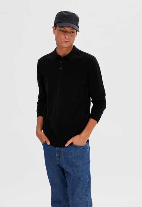 Produktbild Selected Langärmeliger Strick Polo shirt (L)