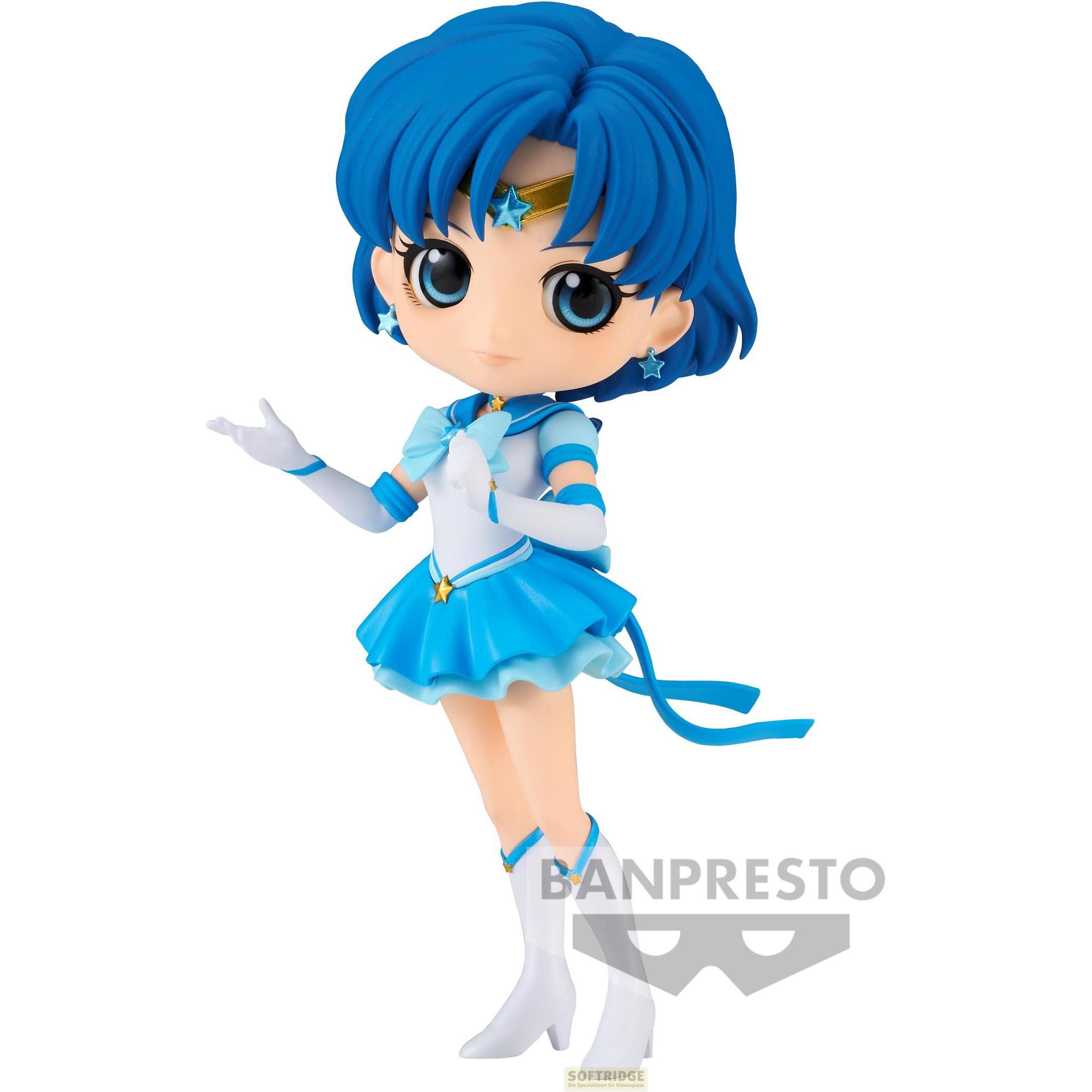 Banpresto SAILOR MOON COSMOS THE MOVIE - Eternal Sailor Mercury - Q Posket 14cm