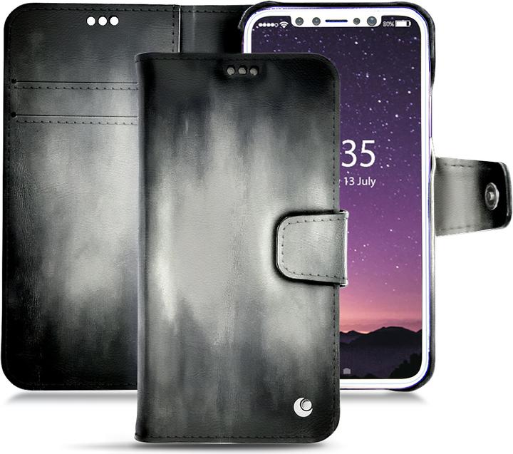 Noreve Lederschutzhülle Wallet (Apple iPhone X)