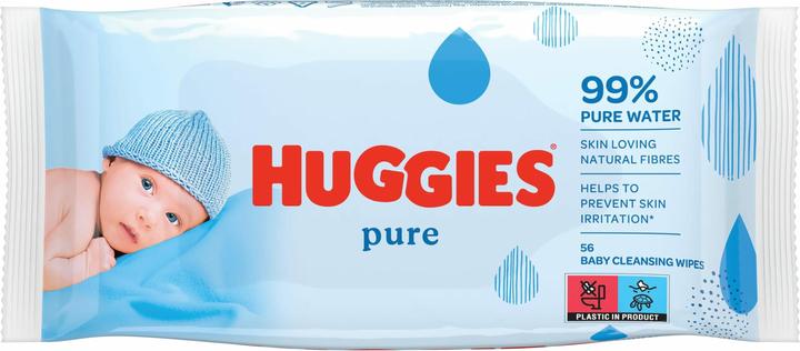 Produktbild Huggies Feuchttücher Pure (56 Stück)