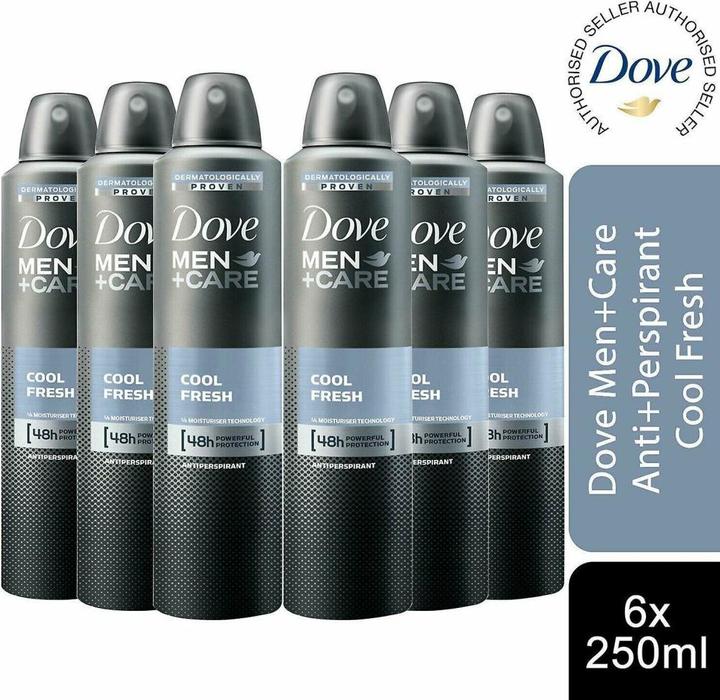 Actual product image Dove Cool Fresh Men Anti-Perspirant Deodorant Spray 250 ml (Spray, 250 ml)