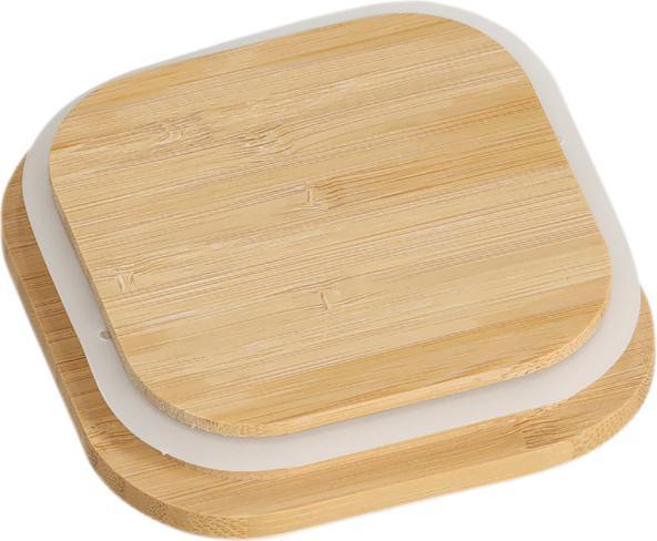 Zeller Present Vorratsglas mit Bambusdeckel eckig 1500 ml 10x10x20.5 cm (1.50 l)