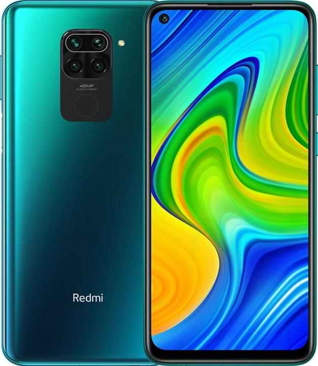 Produktbild Xiaomi Redmi Note 9 (128 GB, Forest Green, 6.53", Dual SIM + SD, 4G)