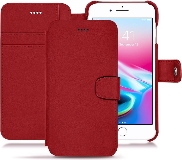 Produktbild Noreve Lederschutzhülle Wallet (Apple iPhone 8 Plus)