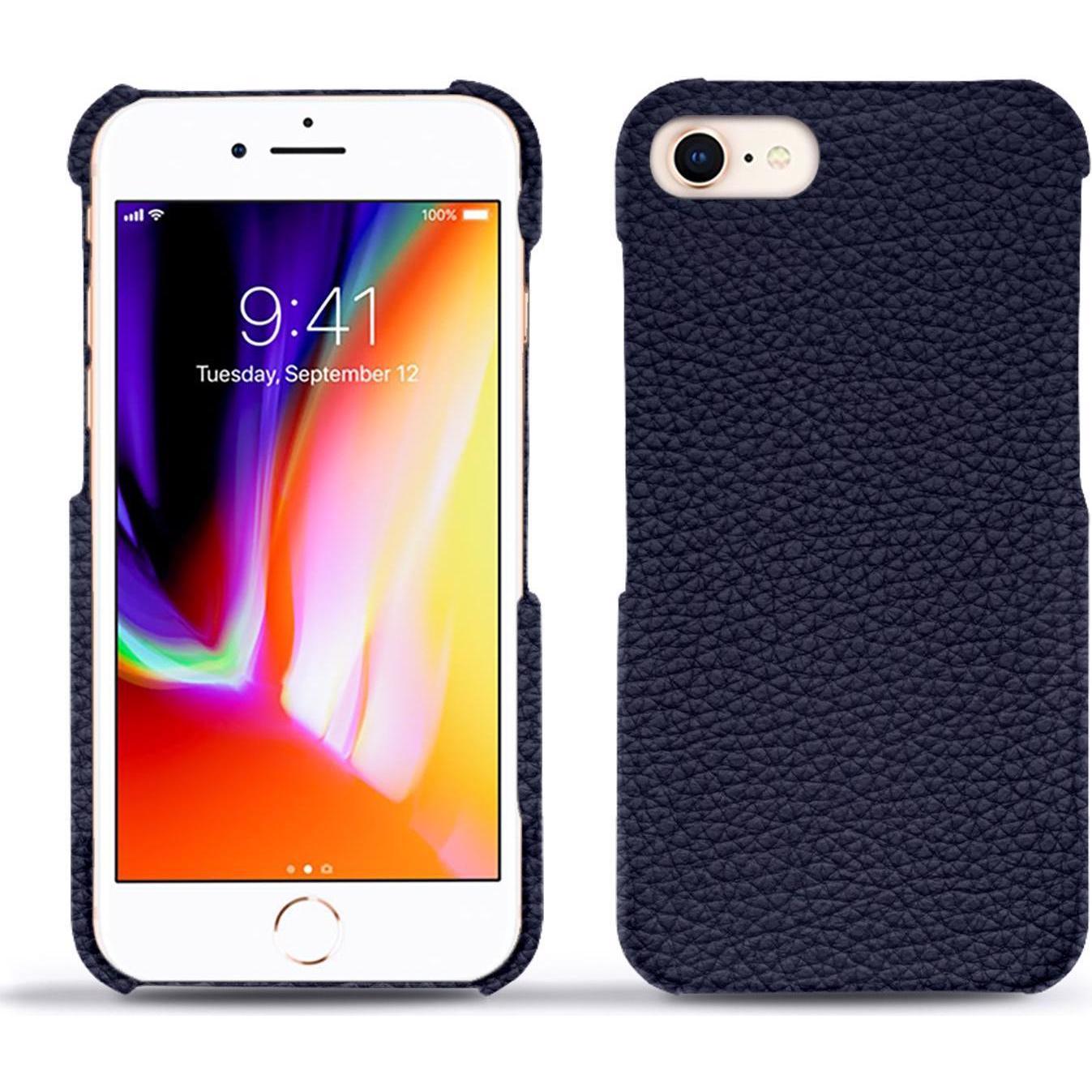 Thumbnail - Noreve Lederschutzhülle (Apple iPhone 8), Smartphone Hülle, Violett