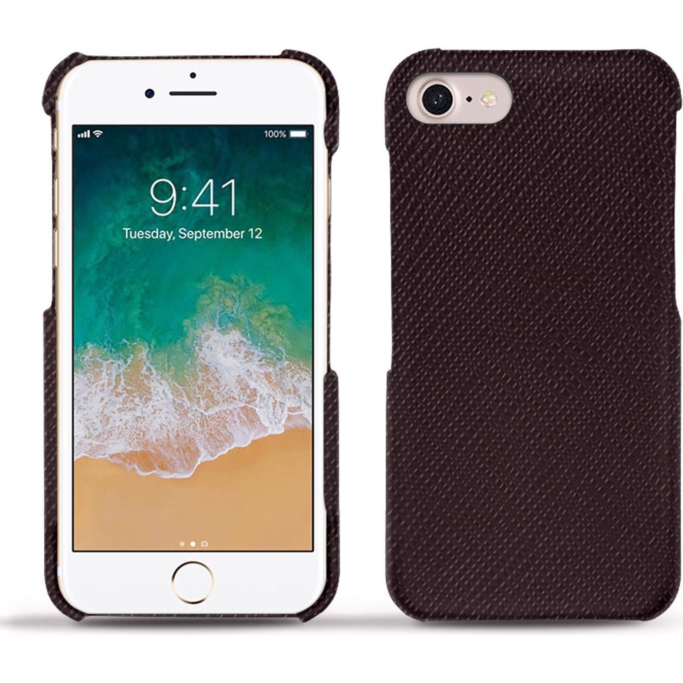 Thumbnail - Noreve Lederschutzhülle (Apple iPhone 7), Smartphone Hülle, Braun