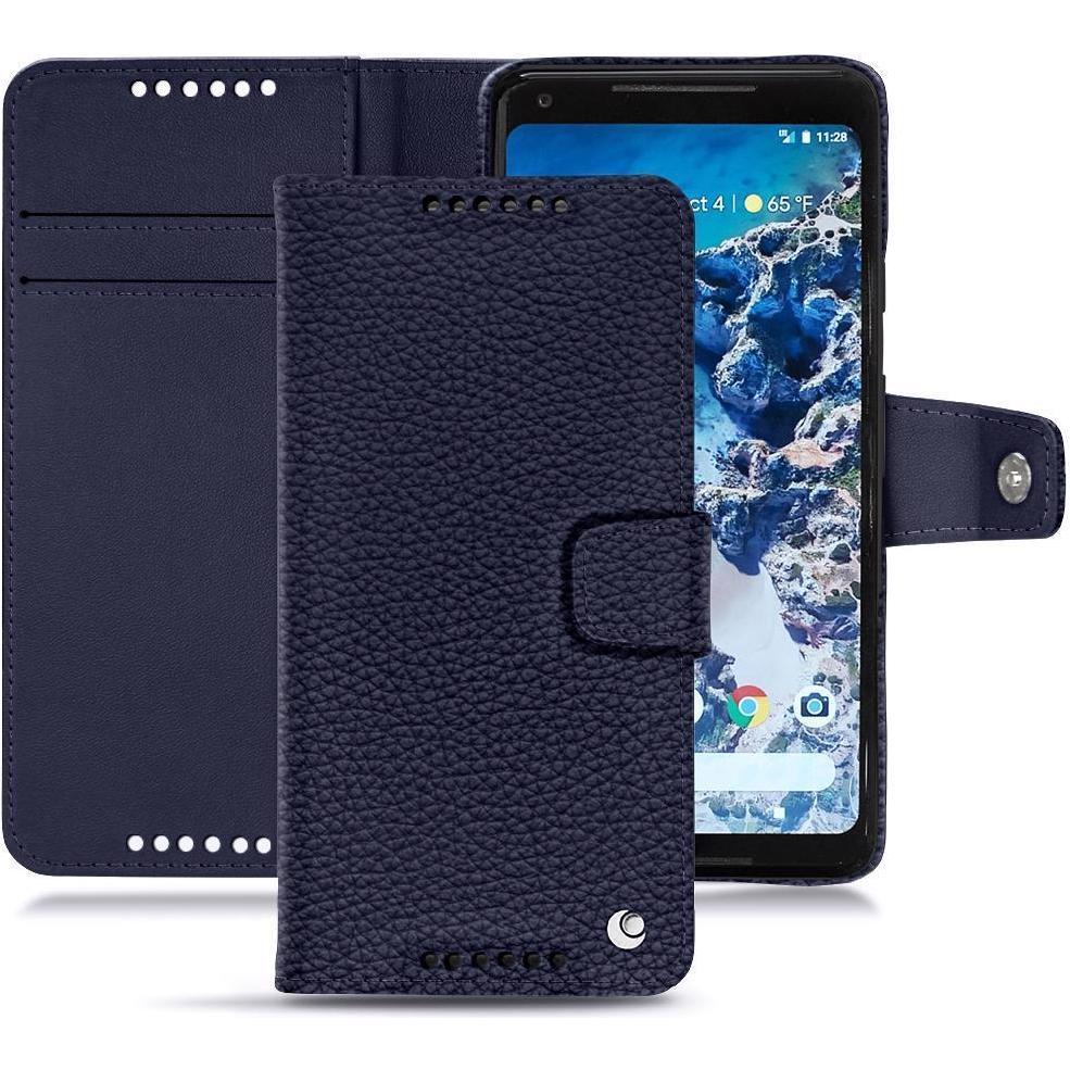 Noreve Lederschutzhülle Wallet (Google Pixel 2 XL), Smartphone Hülle, Violett