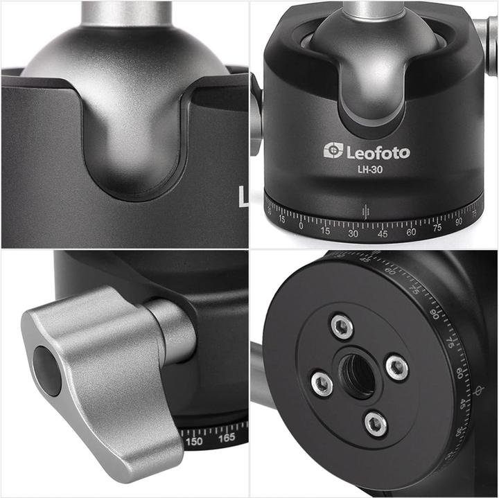 Immagine prodotto Leofoto trikojis Ranger LS-254C + LH-30 trikojis (LS-254C + LH-30) - LS-254C + LH-30 (Metallo)