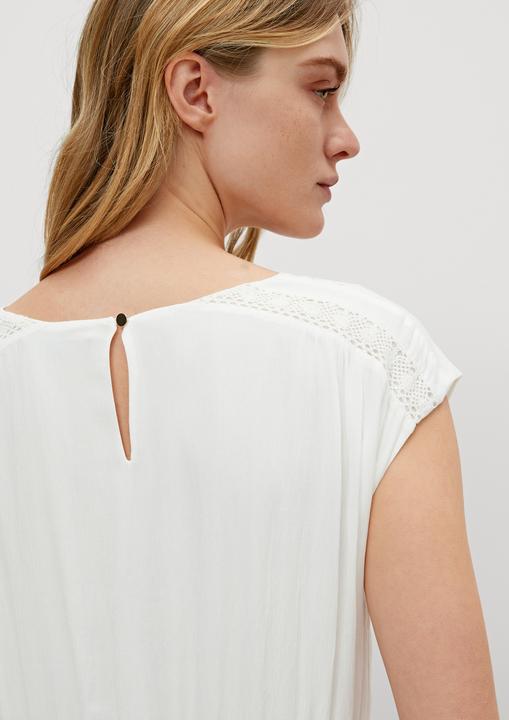 Image du produit Comma Kleid Crêpe-Kleid mit Spitze (36)