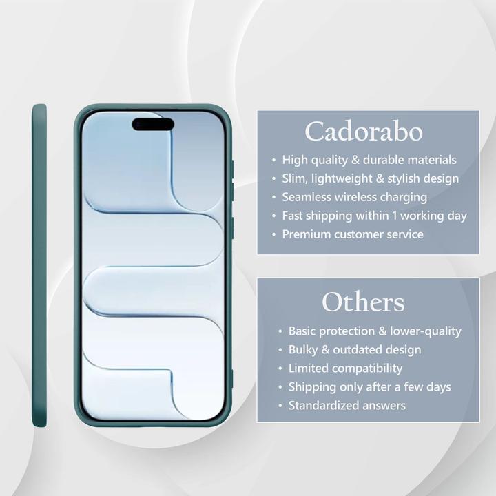 Actual product image Cadorabo Case for iPhone 17 AIR TPU Liquid Silicone Cover (Apple iPhone 17 Pro)