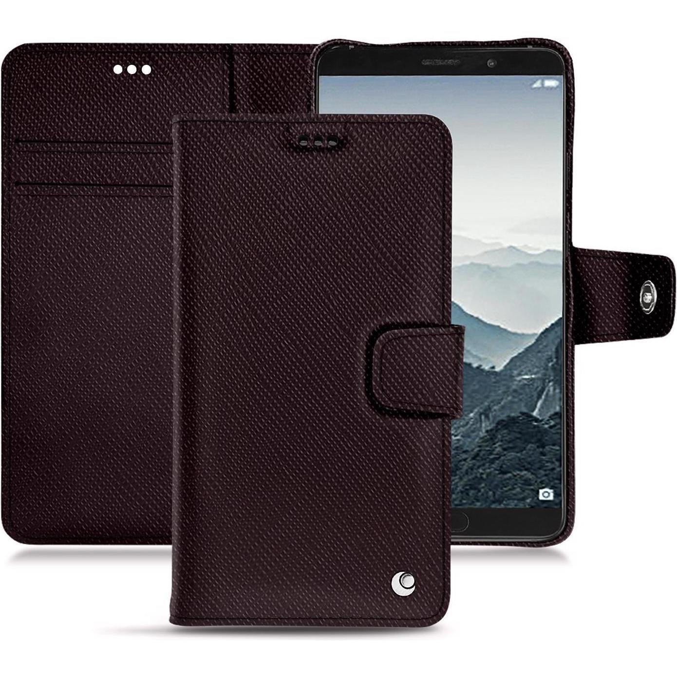 Thumbnail - Noreve Lederschutzhülle Wallet (Huawei Mate 10), Smartphone Hülle, Braun