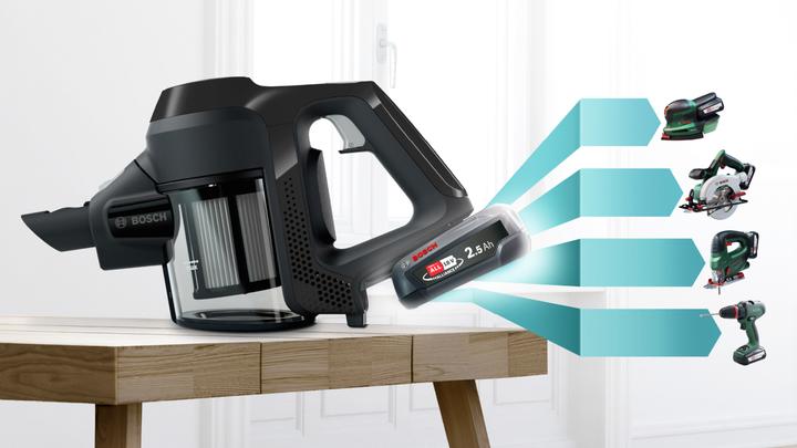 Produktbild Bosch Hausgeräte Bosch Akku-Staubsauger, Unlimited 6, Schwarz, BKS611MALL, ID BKS611MALL