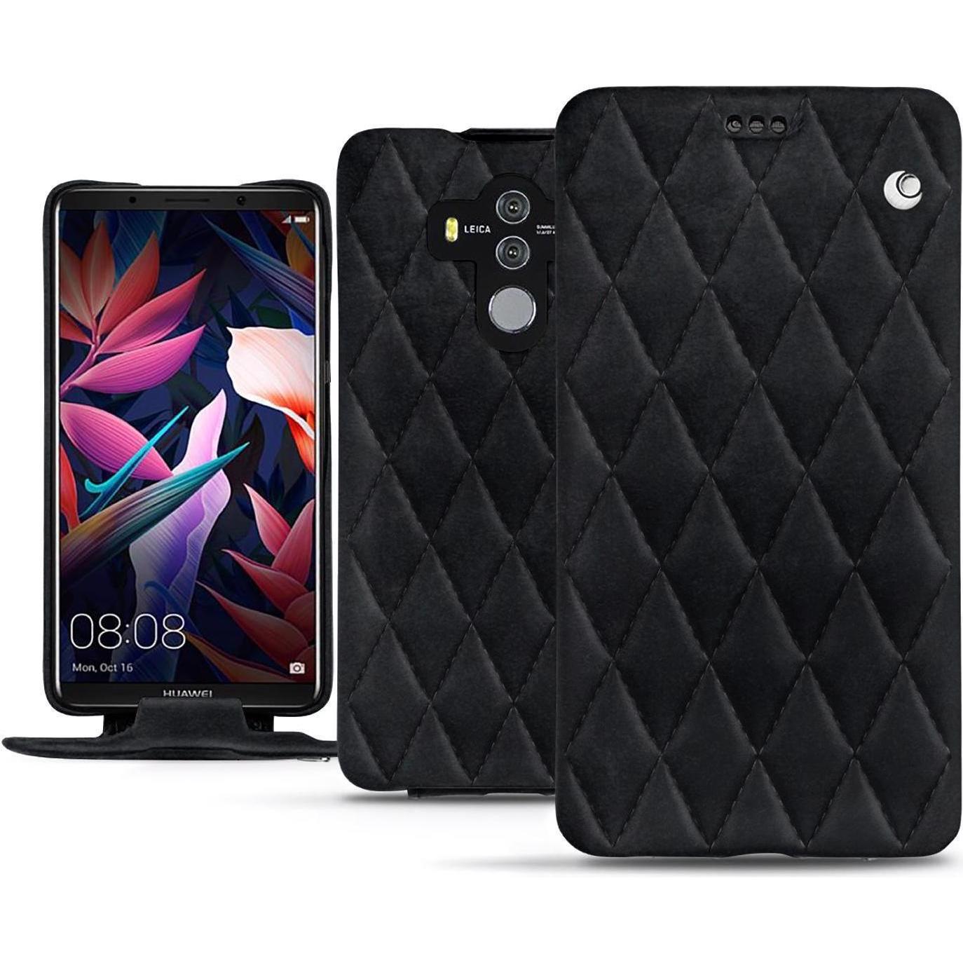 Thumbnail - Noreve Lederschutzhülle vertikal (Huawei Mate 10 Pro), Smartphone Hülle, Schwarz