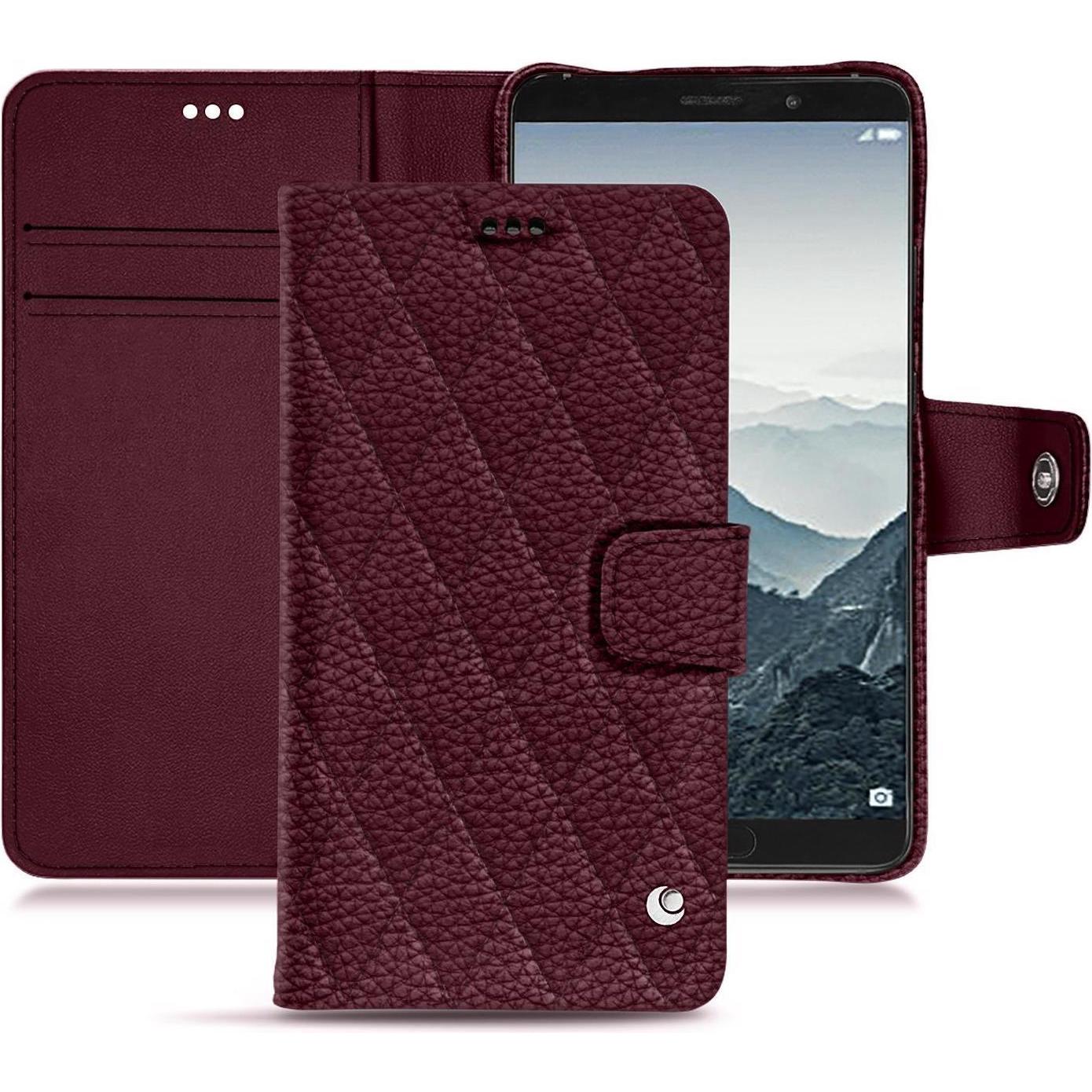 Noreve Lederschutzhülle Wallet (Huawei Mate 10), Smartphone Hülle, Violett