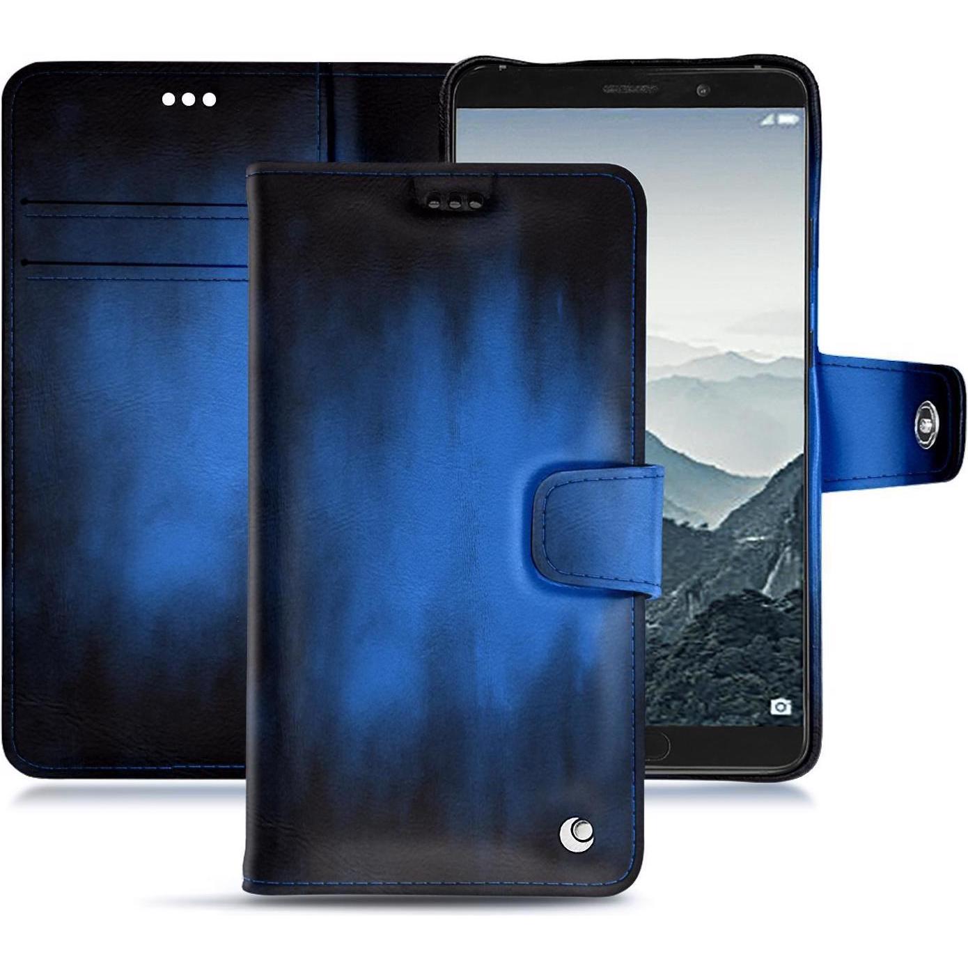 Thumbnail - Noreve Lederschutzhülle Wallet (Huawei Mate 10), Smartphone Hülle, Blau