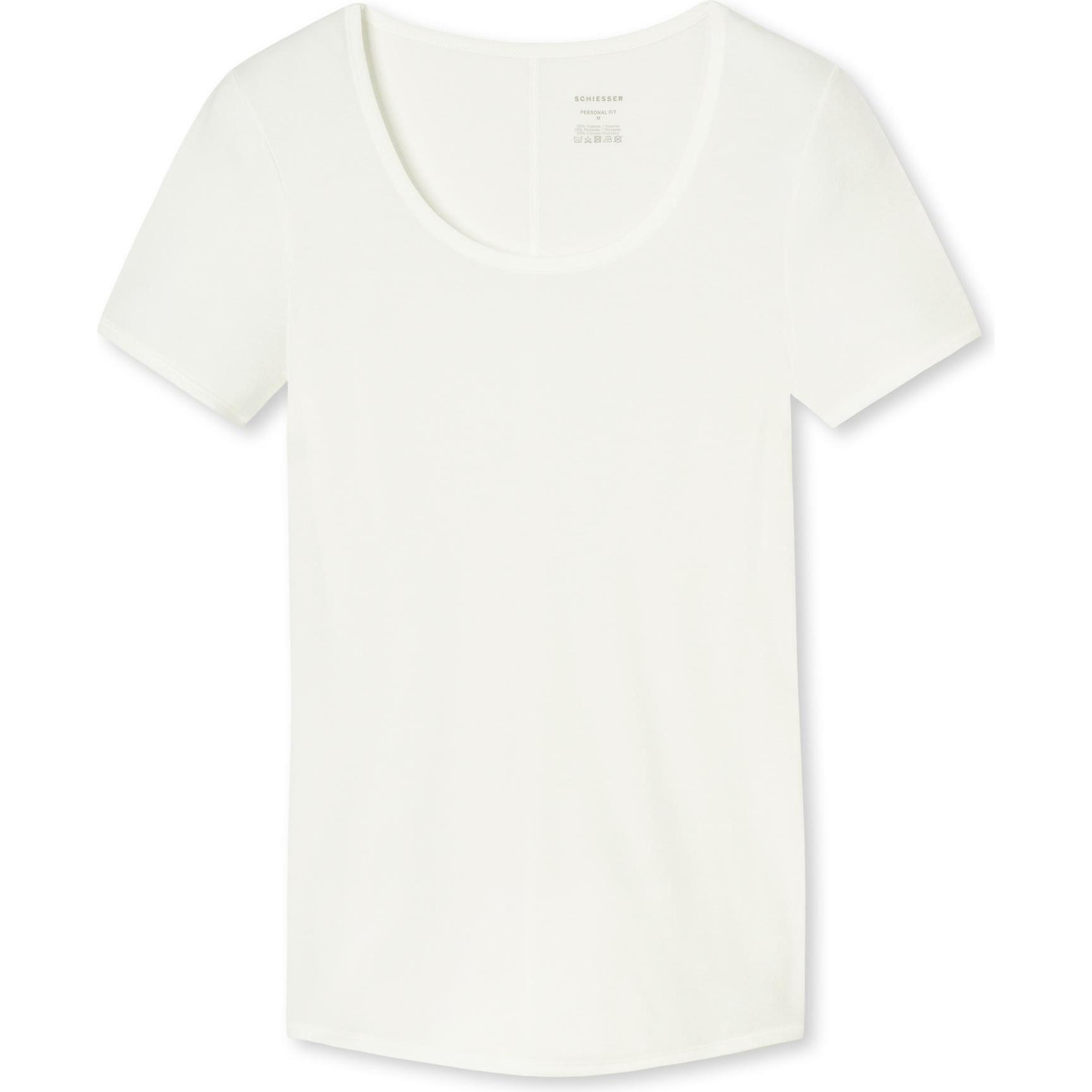 Schiesser, Damen, Shirt, Unterhemd Casual Stretch, Weiss, (XXL)