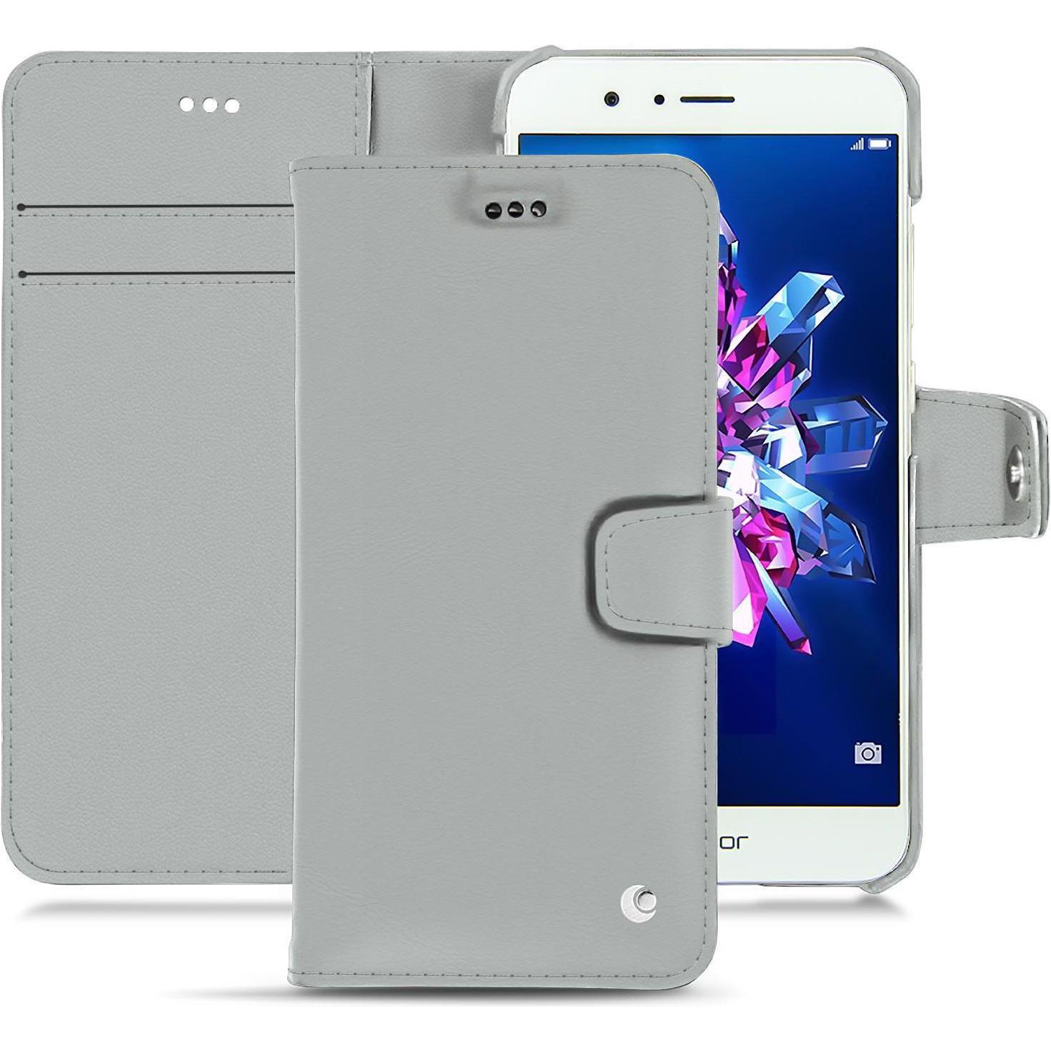 Thumbnail - Noreve Lederschutzhülle Wallet (Honor 8 Pro), Smartphone Hülle, Grau
