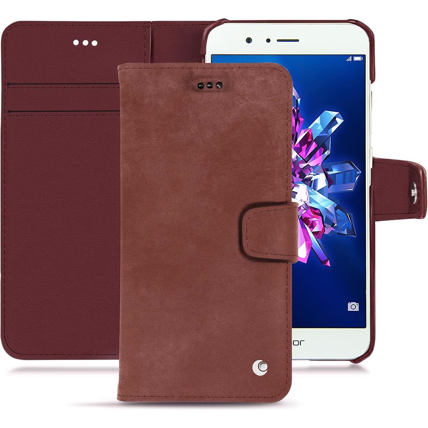 Thumbnail - Noreve Lederschutzhülle Wallet (Honor 8 Pro), Smartphone Hülle, Rot
