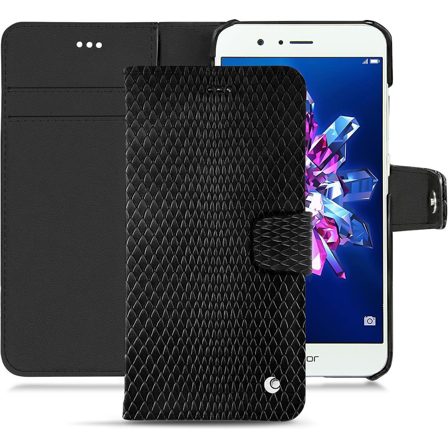 Thumbnail - Noreve Lederschutzhülle Wallet (Honor 8 Pro), Smartphone Hülle, Schwarz