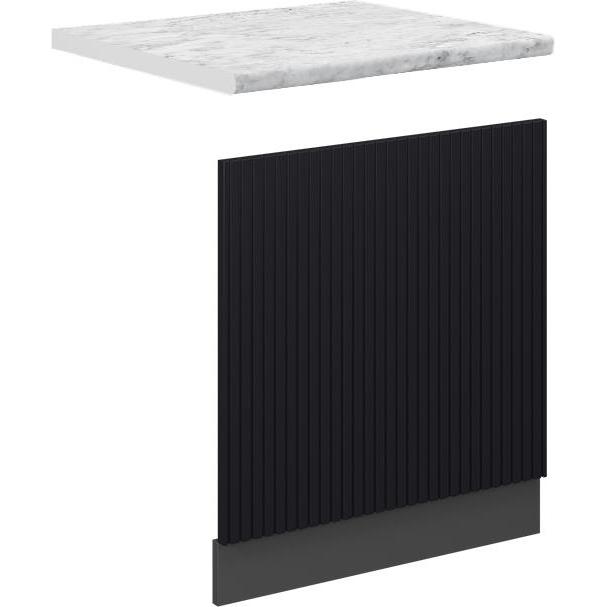 Vicco Frontblende Fame-Line, Geschirrspüler Zubehör, Schwarz