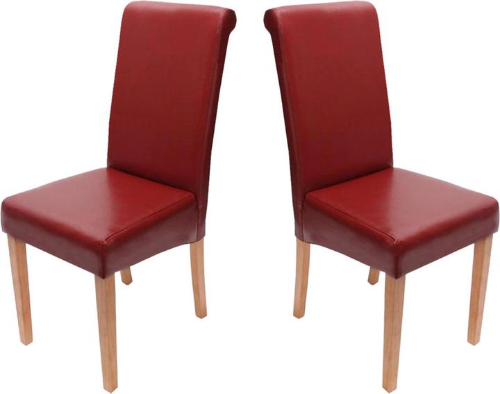 Produktbild JOHN316 2x Esszimmerstuhl Leder