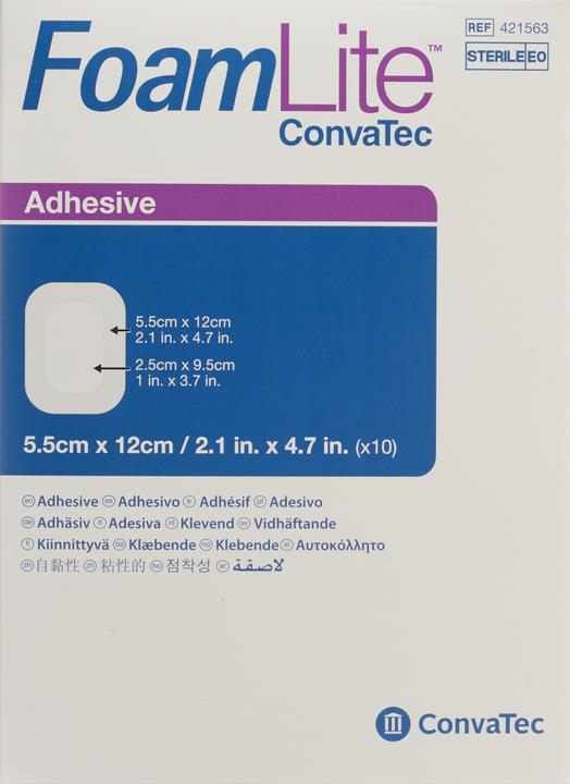 Produktbild ConvaTec Silikon-Schaumverband 5.5x12cm (10x)