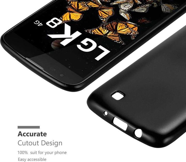 Actual product image Cadorabo TPU Matt Metallic Cover (LG K8)