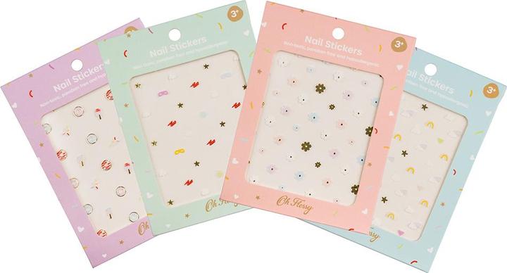 Immagine prodotto Oh Flossy Adesivi per unghie in confezione da 4 pezzi - FL030353 (Unghie artificiali)