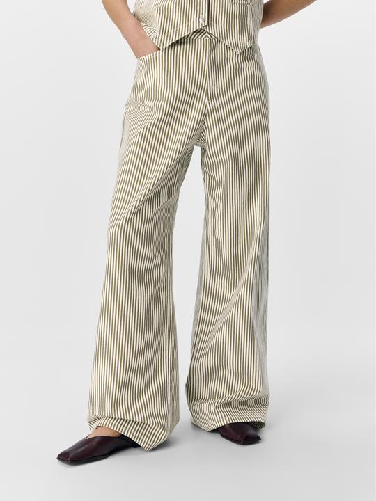 Object Streifen Jeans mit weitem Bein (XS)