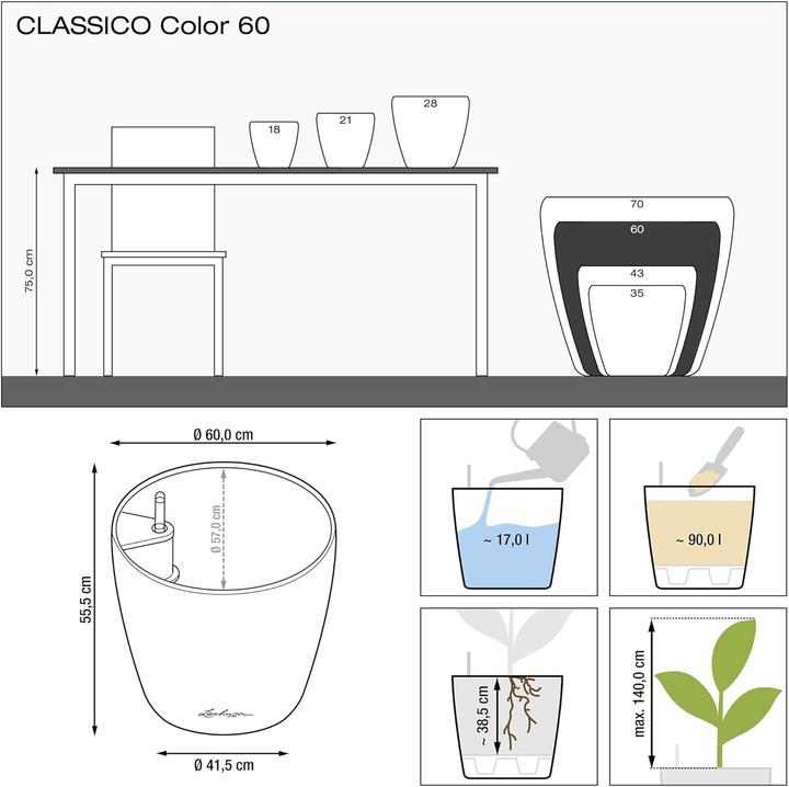 Produktbild Lechuza Classico (60 x 55.50 cm)