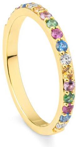 Produktbild Breuning RING - Brill. | Sky Blue | Apple Green | Saf. Pink (52, 585/14 K Gold)