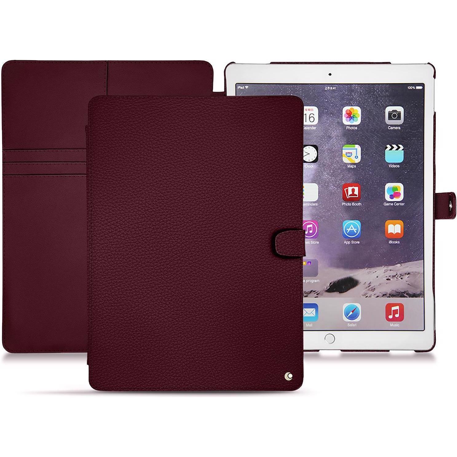Noreve Lederschutzhülle Wallet (iPad Pro 12.9), Tablet Hülle, Violett