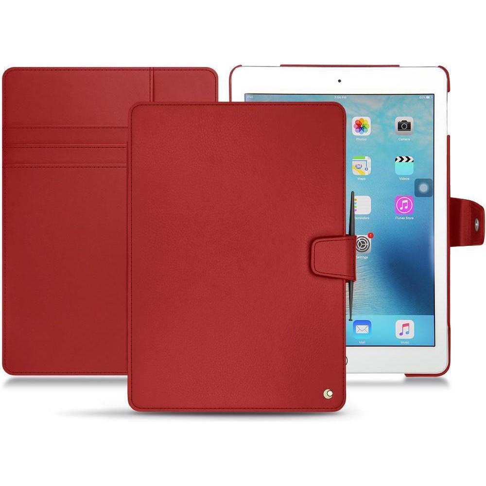 Noreve Lederschutzhülle Wallet (iPad Pro 9.7 2016 (1. Gen)), Tablet Hülle, Rot