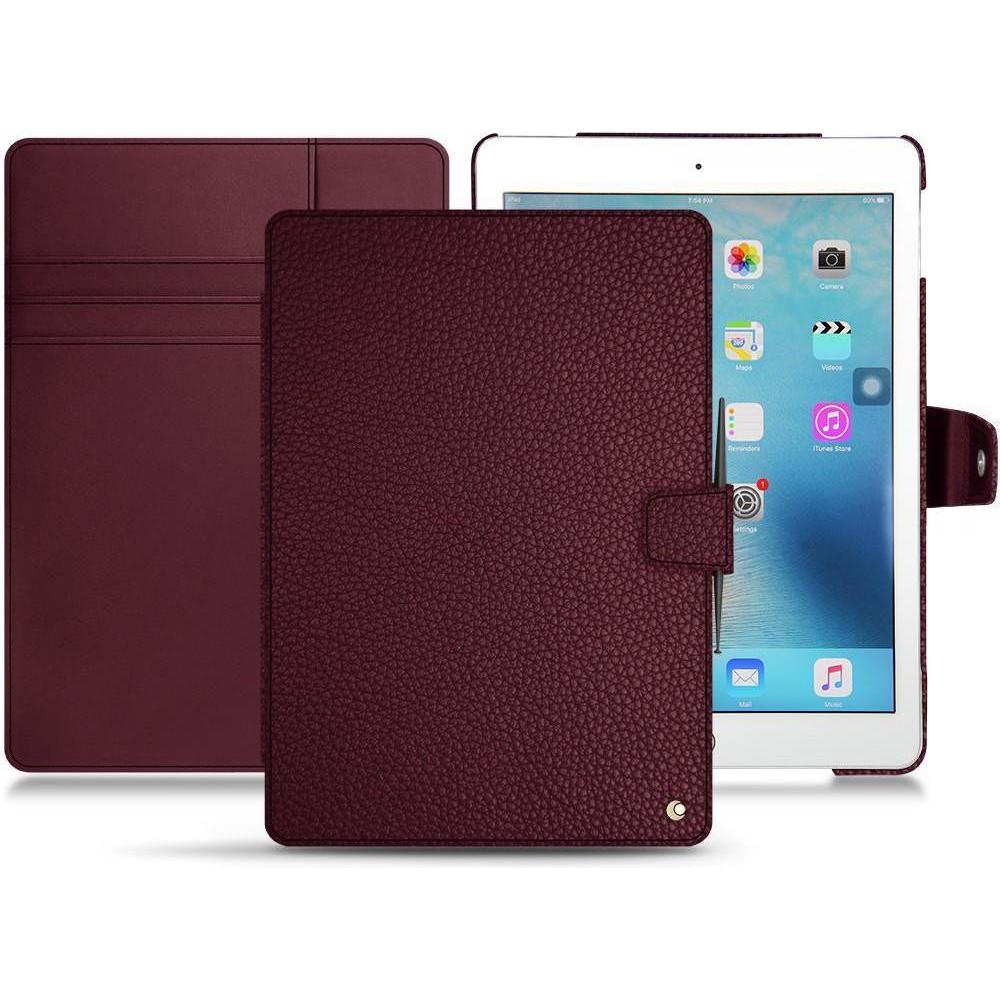 Noreve Lederschutzhülle Wallet (iPad Pro 9.7 2016 (1. Gen)), Tablet Hülle, Violett