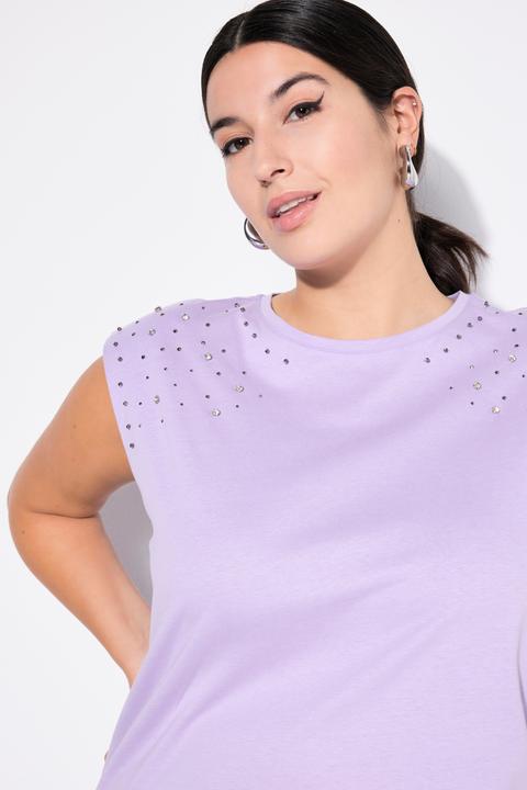Produktbild Studio Untold Top, Oversize Shape, Schulter mit Glitzersteinchen (54)