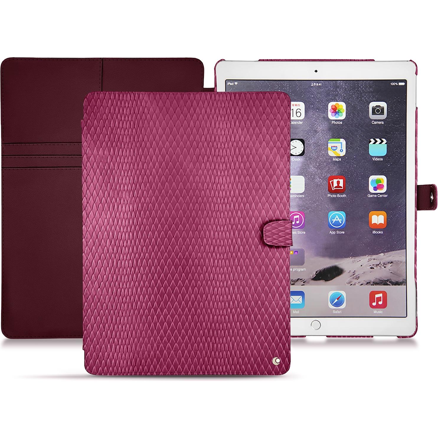 Noreve Lederschutzhülle Wallet (iPad Pro 12.9 2017 (2. Gen)), Tablet Hülle, Grün
