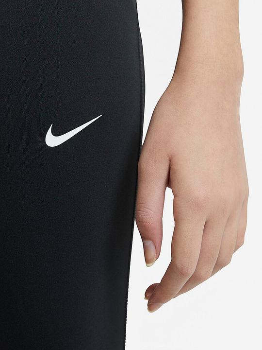 Produktbild Nike Mädchen Pro Leggings, Schwarz-Weiss, X-Small (XS)