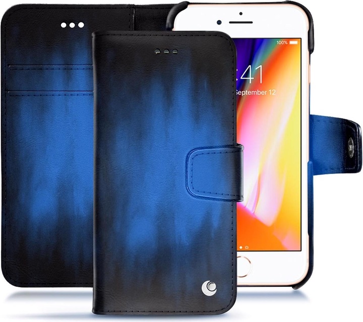Produktbild Noreve Lederschutzhülle Wallet (Apple iPhone 8)