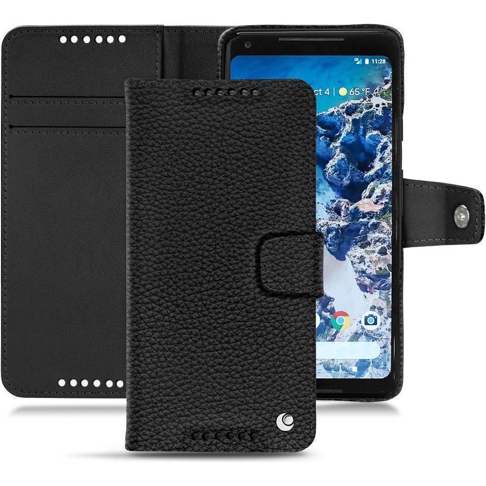 Thumbnail - Noreve Lederschutzhülle Wallet (Google Pixel 2 XL), Smartphone Hülle, Schwarz