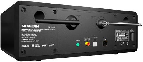 Actual product image Sangean Wfr-2d (Web radio, DAB+, FM, Wi-Fi)