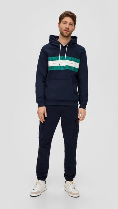 Image du produit s.Oliver Sweatshirt Kapuzenpullover mit Labelprint (S)