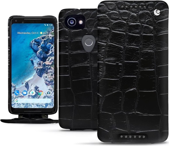 Actual product image Noreve Leather cover vertical (Google Pixel 2 XL)