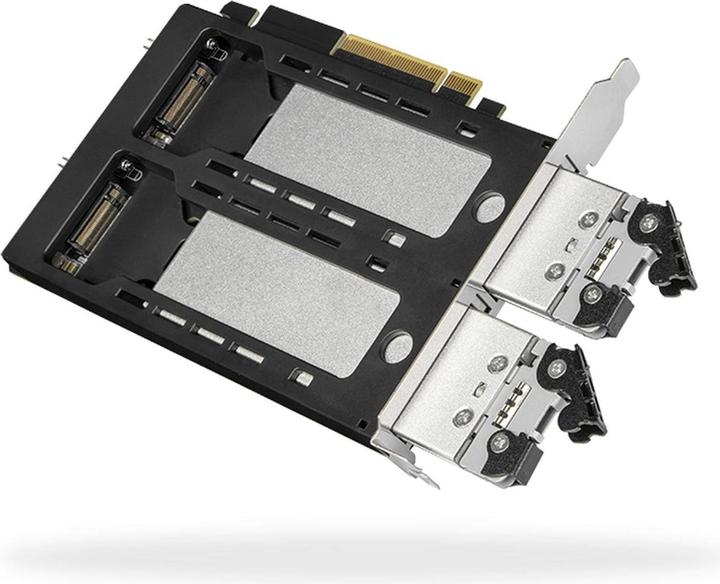 Produktbild Icy Dock ToughArmor 2x M.2 NVME to PCIe 4. card bifurcation w/tra