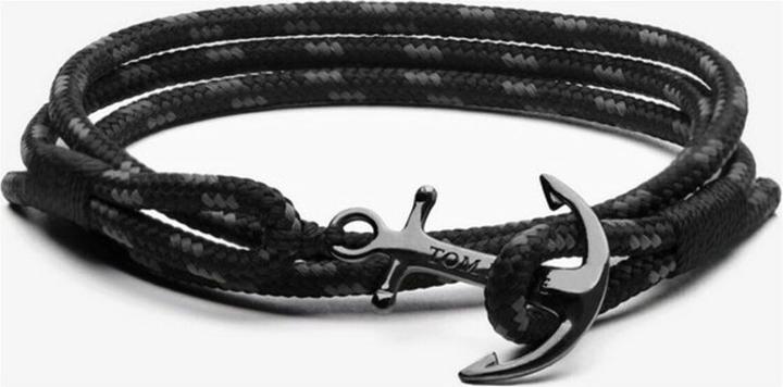 Immagine prodotto Tom Hope Bracciale Tom Triple Black (16.50 cm, Argento, Materiale sintetico)